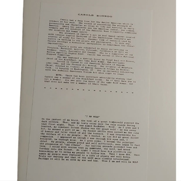 I Am Wolf" Carol Bourdo Wall Art - Picture 2 of 4